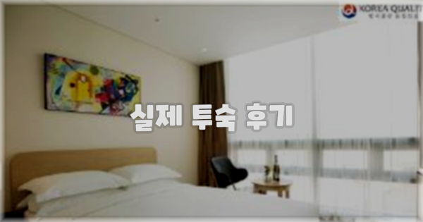 💬 실제 투숙 후기