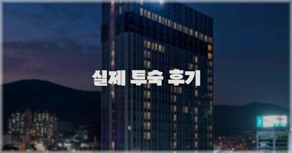 💬 실제 투숙 후기